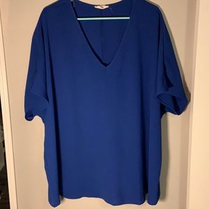 Blue blouse size 2x